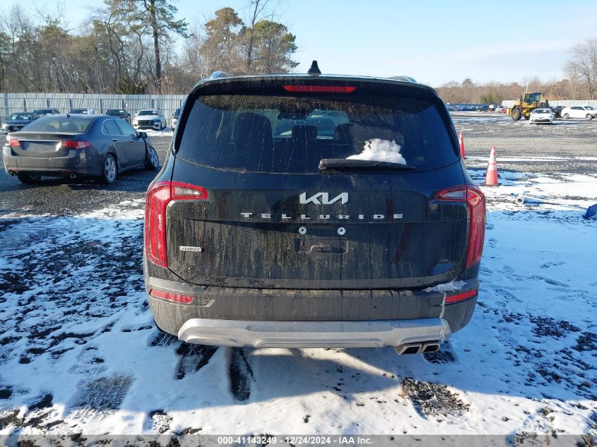 2022 Kia Telluride Ex VIN: 5XYP3DHC8NG253449 Lot: 41143249