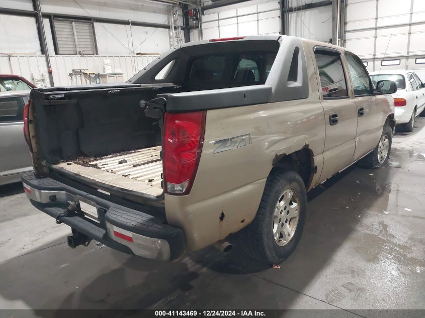 2005 Chevrolet Avalanche 1500 Z71 VIN: 3GNEK12Z55G131064 Lot: 41143469