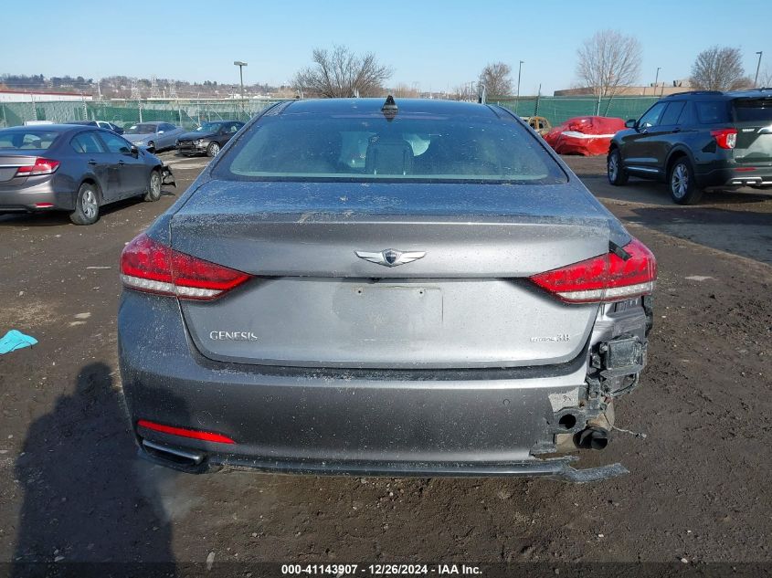 2016 Hyundai Genesis 3.8 VIN: KMHGN4JE5GU125057 Lot: 41143907