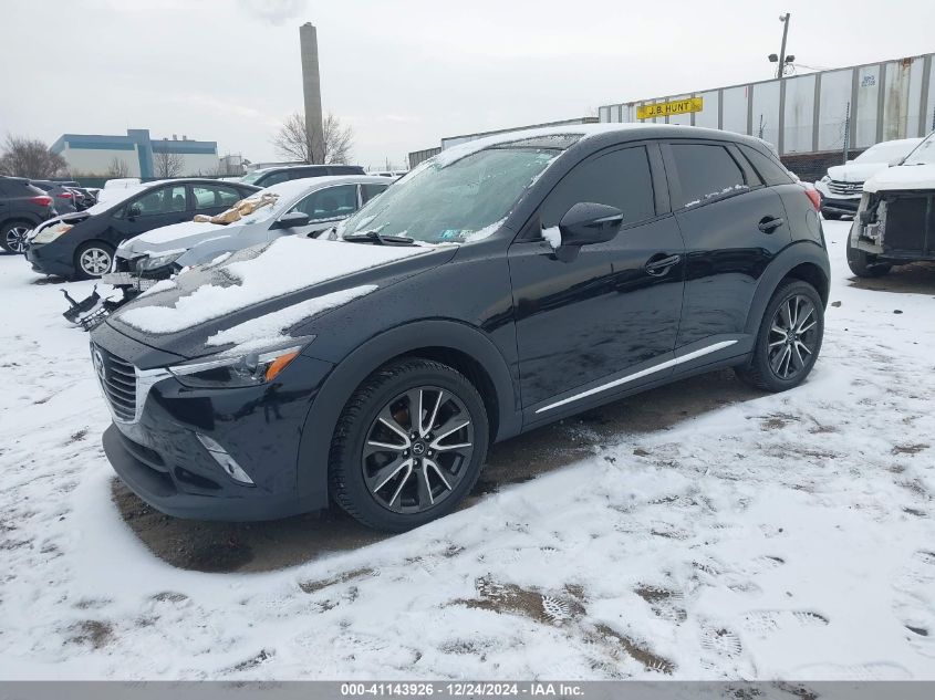 2017 Mazda Cx-3 Grand Touring VIN: JM1DKFD72H0146434 Lot: 41143926