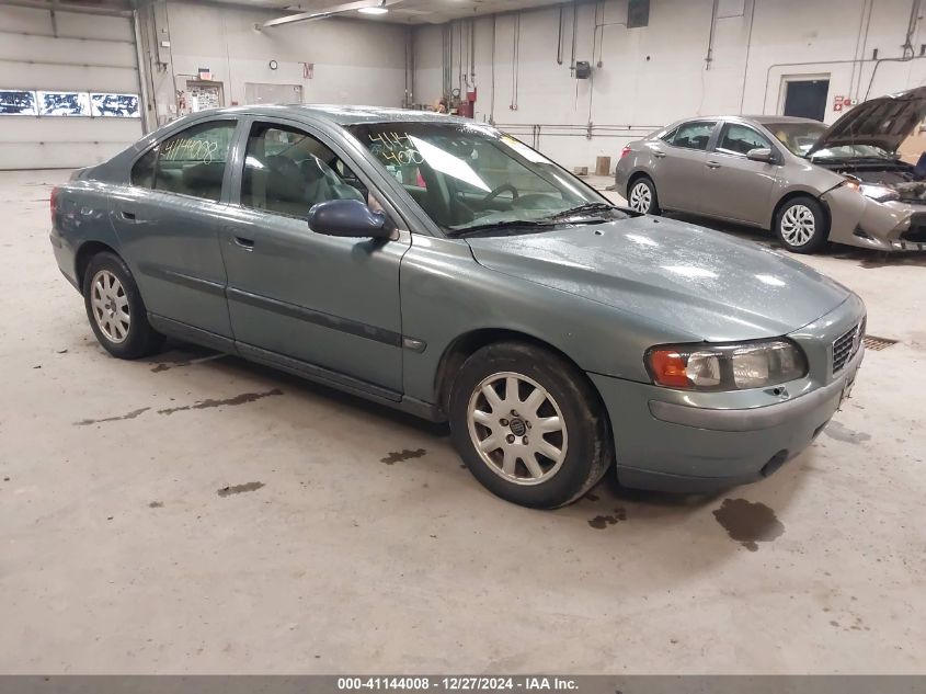 2002 Volvo S60 2.4 VIN: YV1RS61R222170640 Lot: 41144008