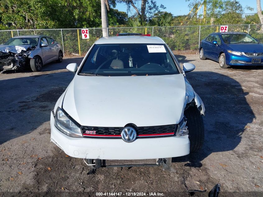 2019 Volkswagen Golf Gti 2.0T Autobahn/2.0T Rabbit Edition/2.0T S/2.0T Se VIN: 3VW6T7AU5KM026974 Lot: 41144147