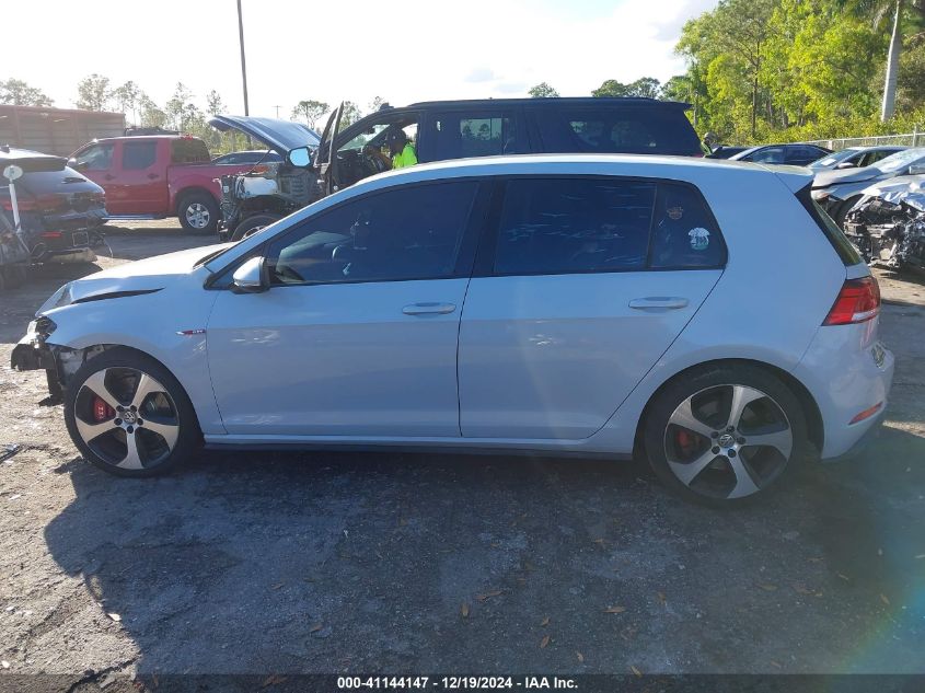 2019 Volkswagen Golf Gti 2.0T Autobahn/2.0T Rabbit Edition/2.0T S/2.0T Se VIN: 3VW6T7AU5KM026974 Lot: 41144147