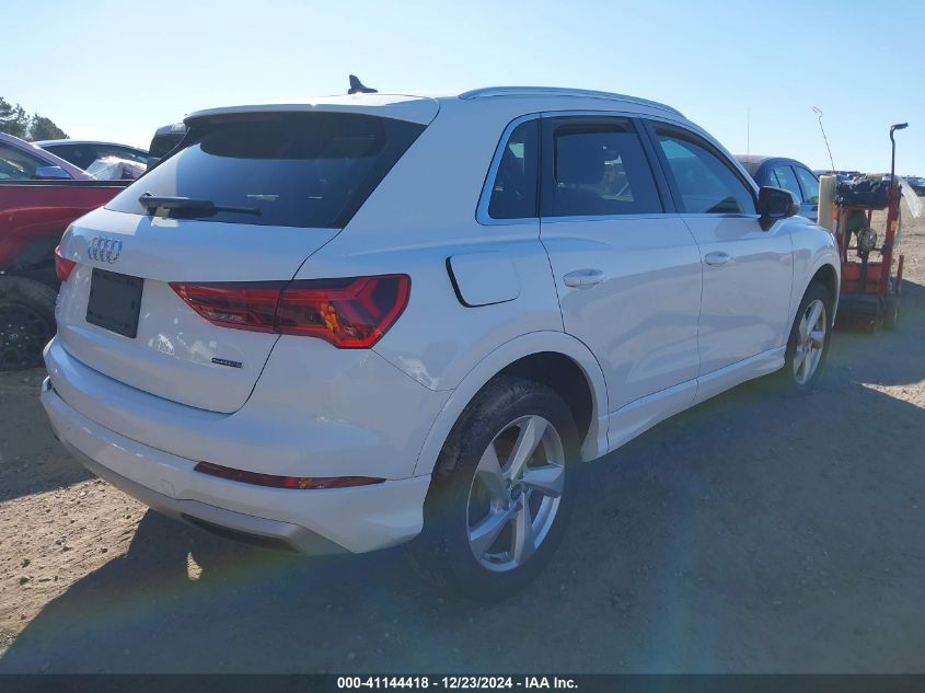 2021 Audi Q3 Premium 40 Tfsi Quattro Tiptronic VIN: WA1AUCF30M1087484 Lot: 41144418