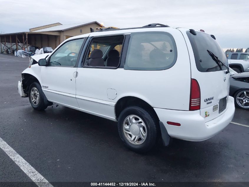 1997 Nissan Quest Gxe/Xe VIN: 4N2DN1119VD816959 Lot: 41144452