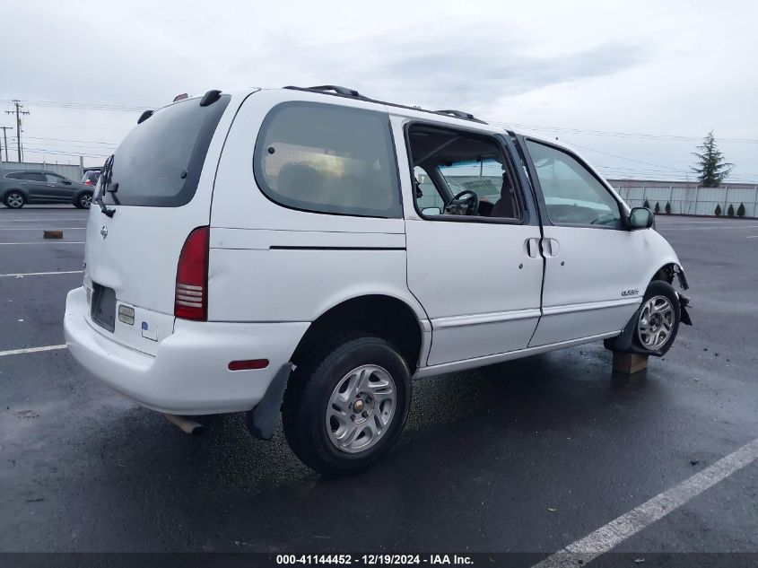 1997 Nissan Quest Gxe/Xe VIN: 4N2DN1119VD816959 Lot: 41144452