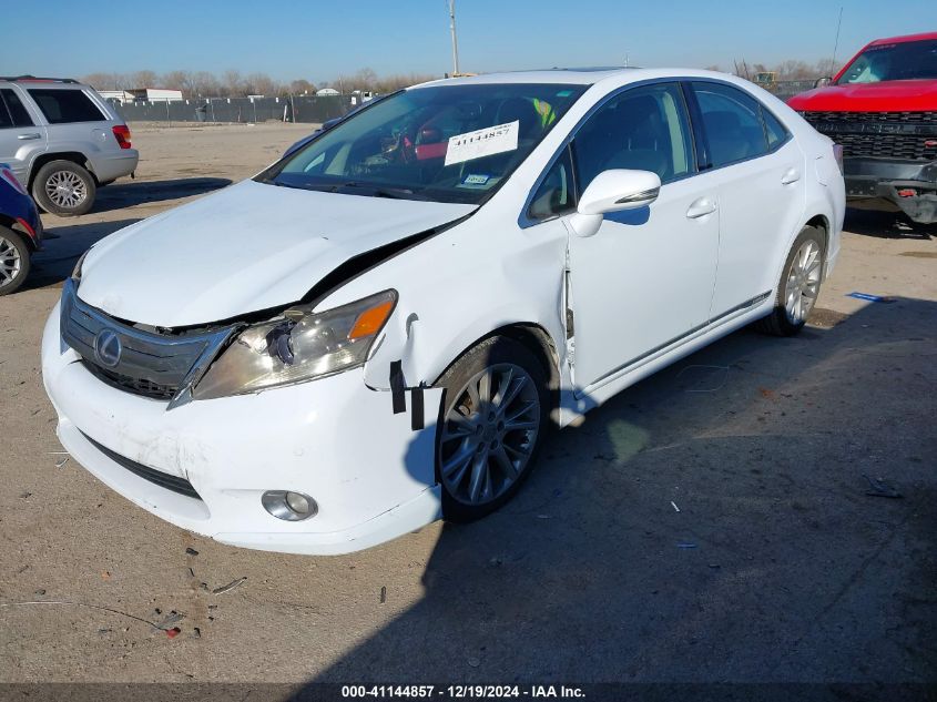 2010 Lexus Hs 250H Premium VIN: JTHBB1BA6A2027092 Lot: 41144857