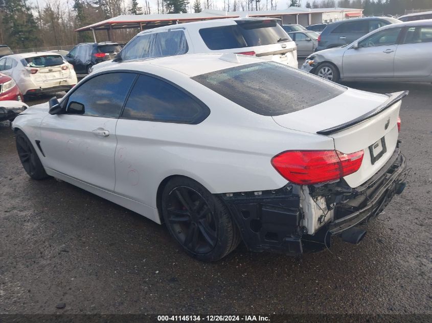 2014 BMW 428I xDrive VIN: WBA3N5C58EF717346 Lot: 41145134