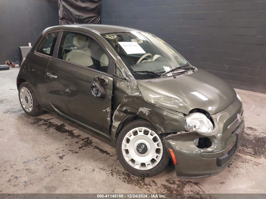 2012 Fiat 500 Pop VIN: 3C3CFFAR0CT385342 Lot: 41145188