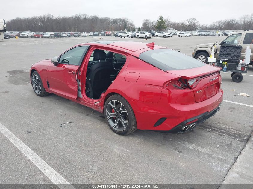 2018 Kia Stinger Gt2 VIN: KNAE55LC0J6013224 Lot: 41145443