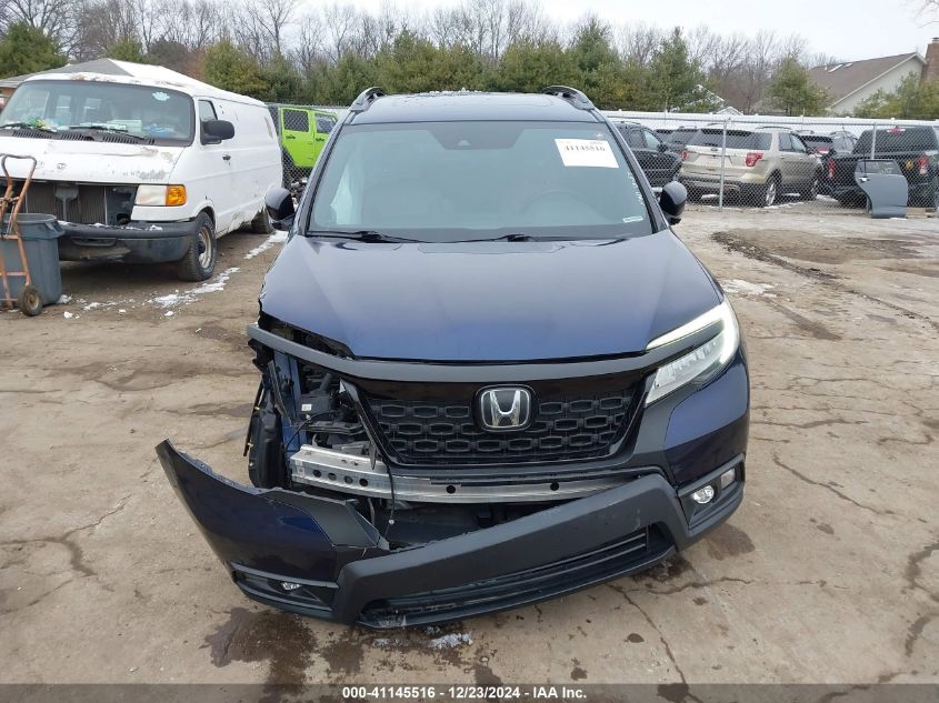 2019 Honda Passport Touring VIN: 5FNYF8H9XKB013488 Lot: 41145516