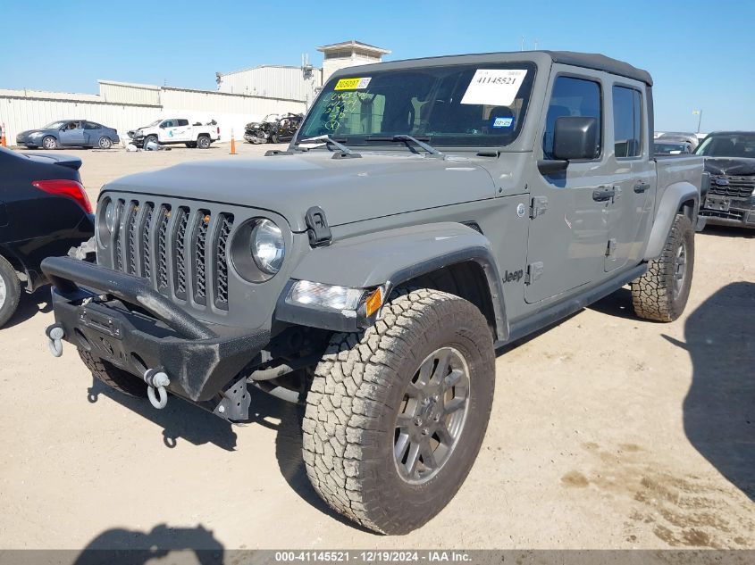 2020 Jeep Gladiator Overland 4X4 VIN: 1C6HJTFG9LL141794 Lot: 41145521