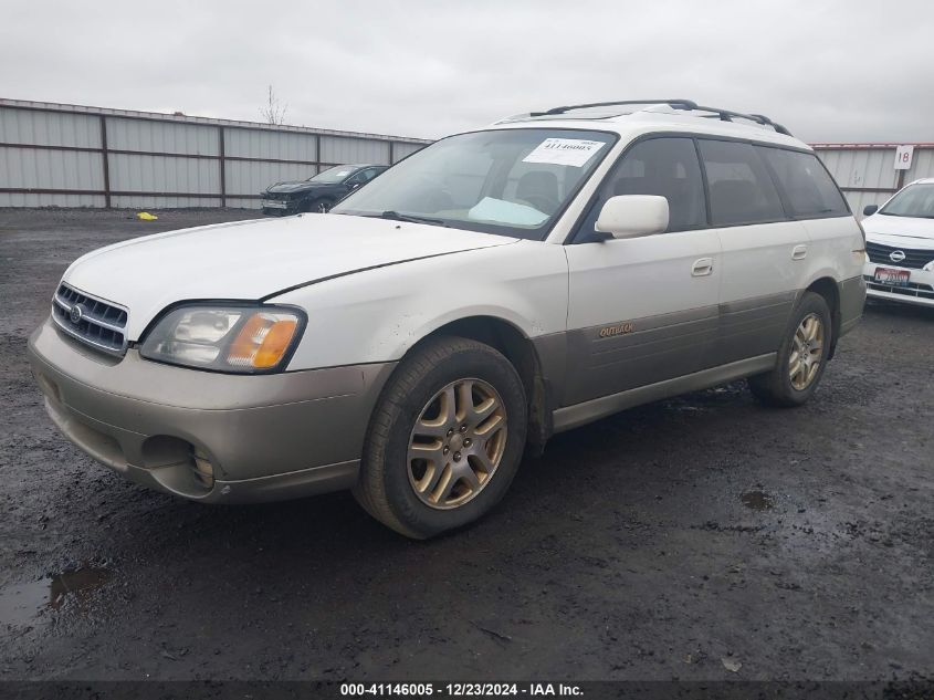 2000 Subaru Legacy Outback Limited VIN: 4S3BH6863Y7622348 Lot: 41146005