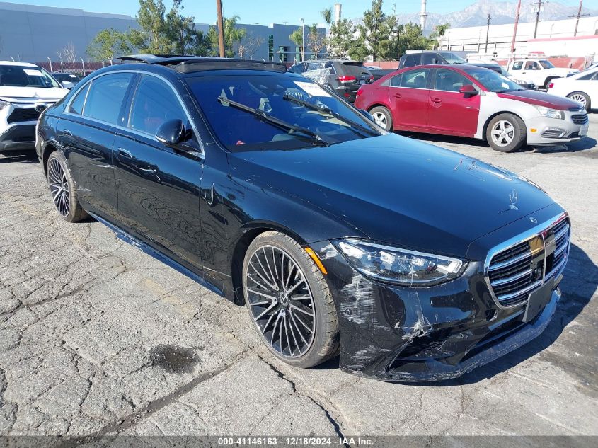 2022 Mercedes-Benz S 580 4Matic VIN: W1K6G7GB7NA112551 Lot: 41146163