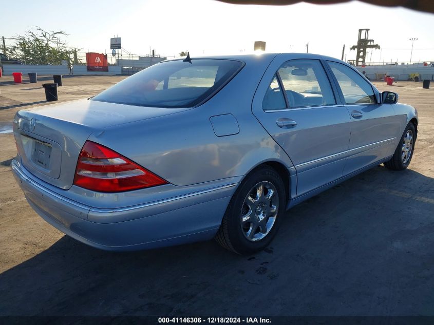 2001 Mercedes-Benz S 500 VIN: WDBNG75J31A176627 Lot: 41146306