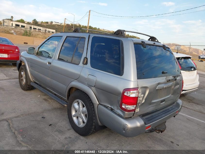 2001 Nissan Pathfinder Le VIN: JN8DR09X51W573891 Lot: 41146448