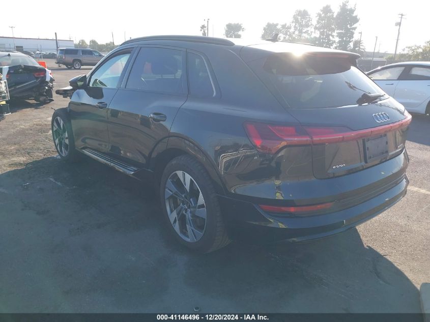 2021 Audi E-Tron Premium Quattro VIN: WA1AAAGE3MB021535 Lot: 41146496