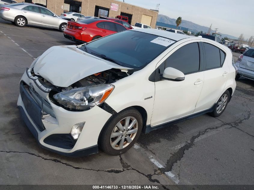 2017 Toyota Prius C Two VIN: JTDKDTB33H1591100 Lot: 41146733