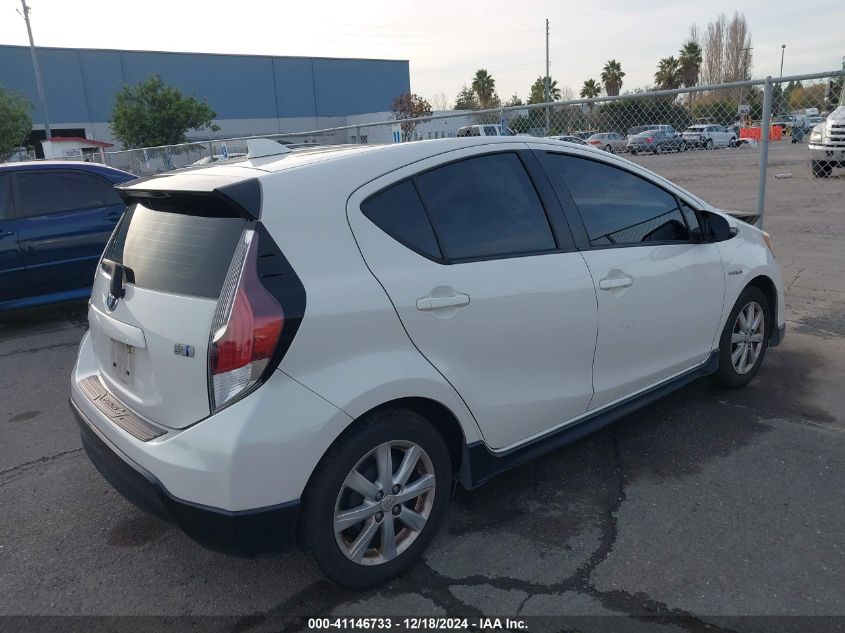 2017 Toyota Prius C Two VIN: JTDKDTB33H1591100 Lot: 41146733