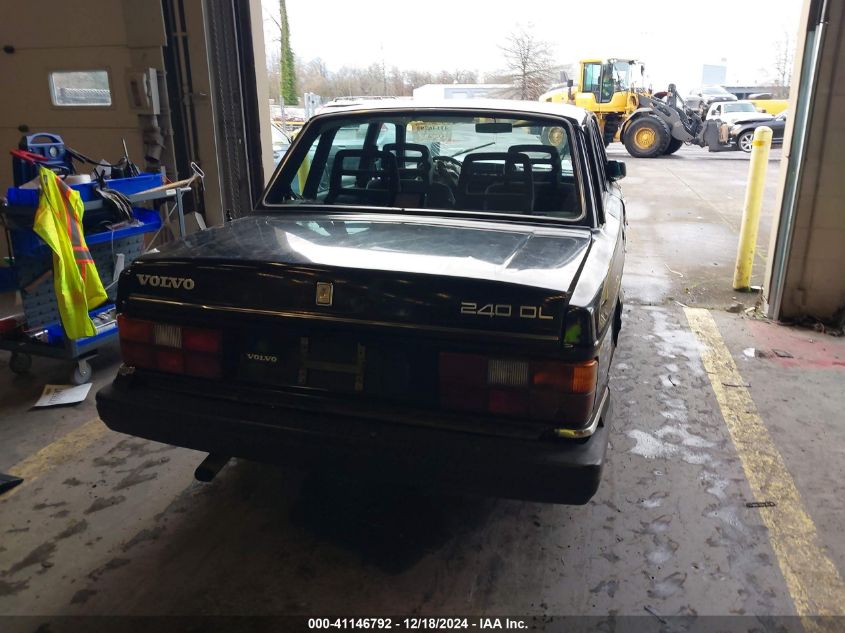 1990 Volvo 240 Dl VIN: YV1AA8845L1395583 Lot: 41146792