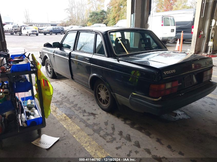 1990 Volvo 240 Dl VIN: YV1AA8845L1395583 Lot: 41146792