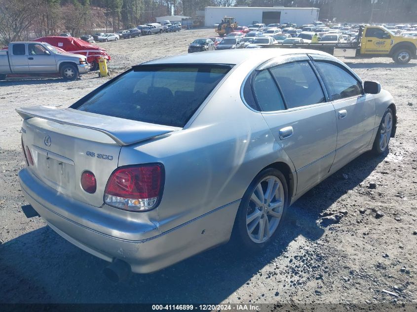 2001 Lexus Gs 300 VIN: JT8BD69S010143115 Lot: 41146899