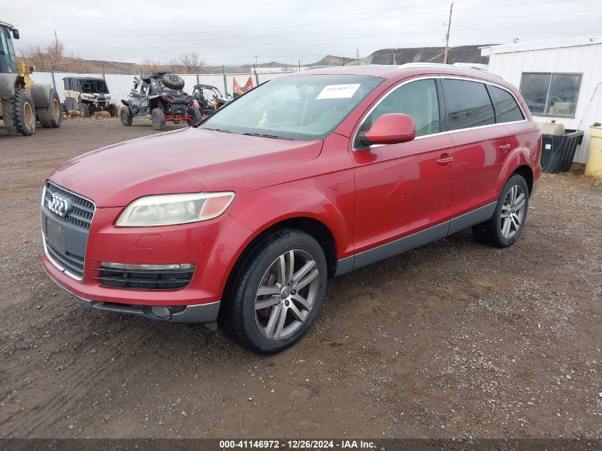 2007 Audi Q7 3.6 Premium VIN: WA1BY74L47D046877 Lot: 41146972