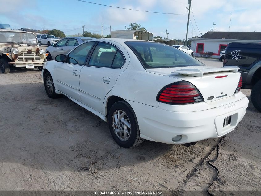 2003 Pontiac Grand Am Se1 VIN: 1G2NF52E73C252717 Lot: 41146987