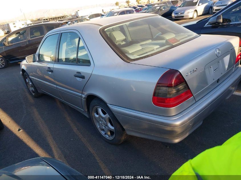 1999 Mercedes-Benz C 230 Kompressor VIN: WDBHA24G0XA689608 Lot: 41147040