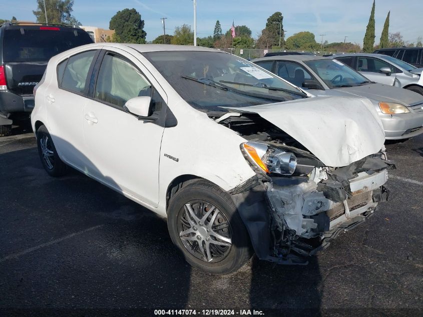 2013 Toyota Prius C Two VIN: JTDKDTB34D1036800 Lot: 41147074