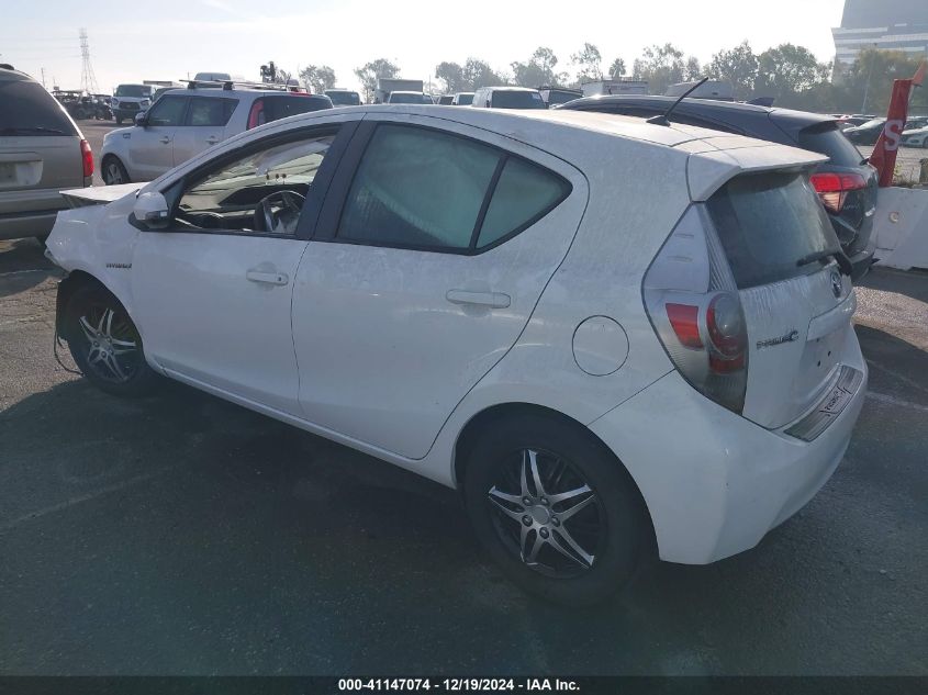 2013 Toyota Prius C Two VIN: JTDKDTB34D1036800 Lot: 41147074