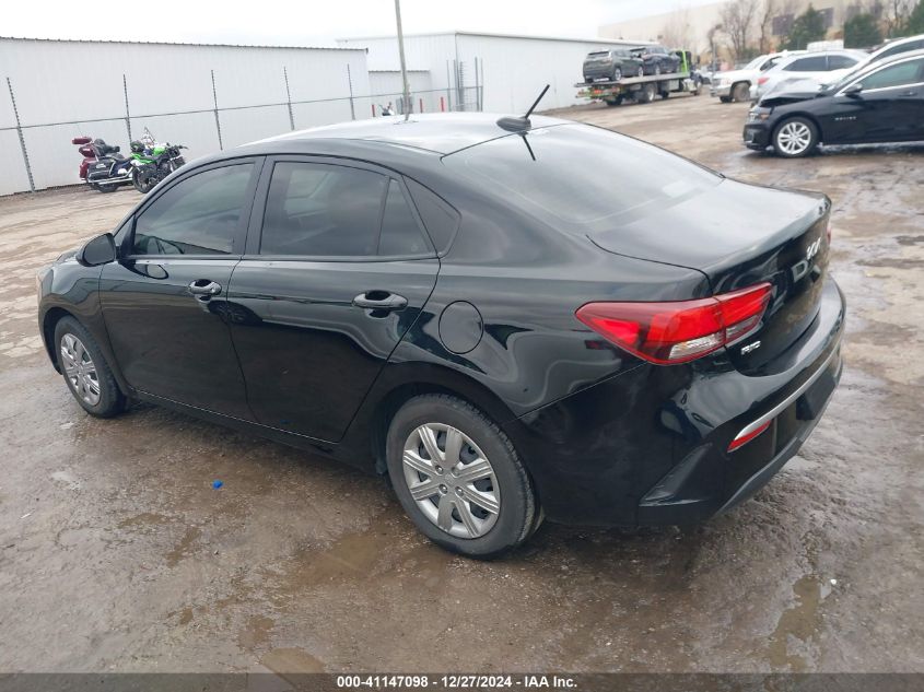 2022 Kia Rio Lx VIN: 3KPA24AD3NE510638 Lot: 41147098