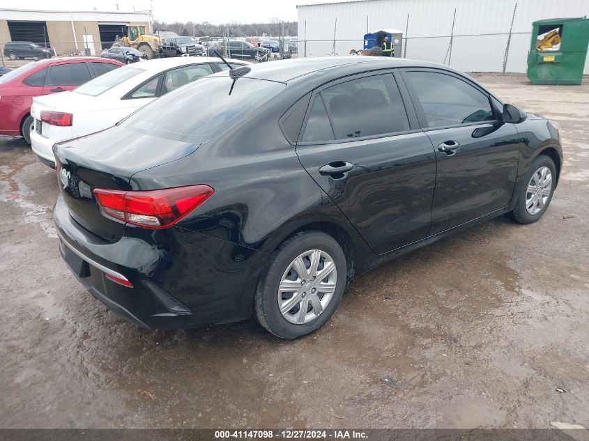 2022 Kia Rio Lx VIN: 3KPA24AD3NE510638 Lot: 41147098