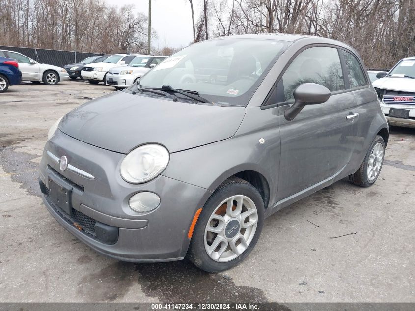 2012 Fiat 500 Pop VIN: 3C3CFFARXCT124610 Lot: 41147234