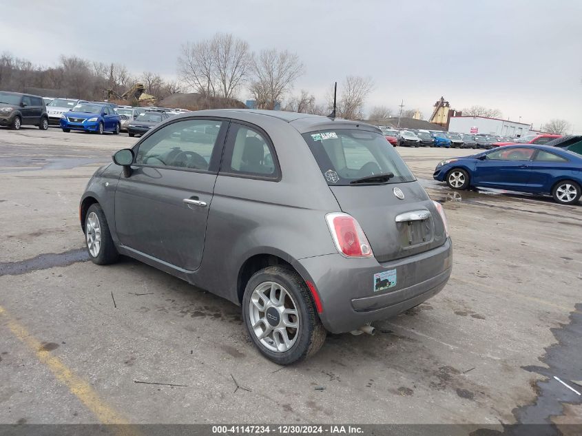 2012 Fiat 500 Pop VIN: 3C3CFFARXCT124610 Lot: 41147234