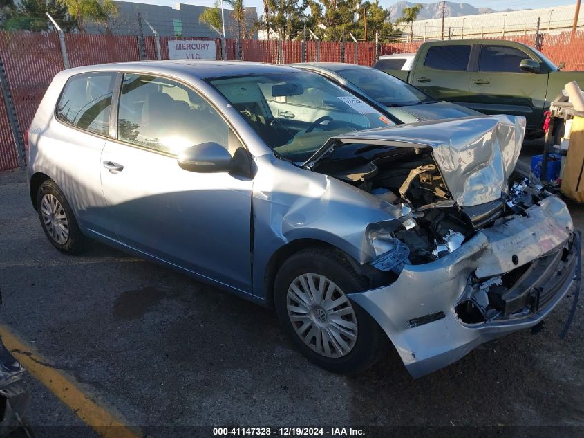 2010 Volkswagen Golf 2-Door VIN: WVWAB7AJ8AW395381 Lot: 41147328