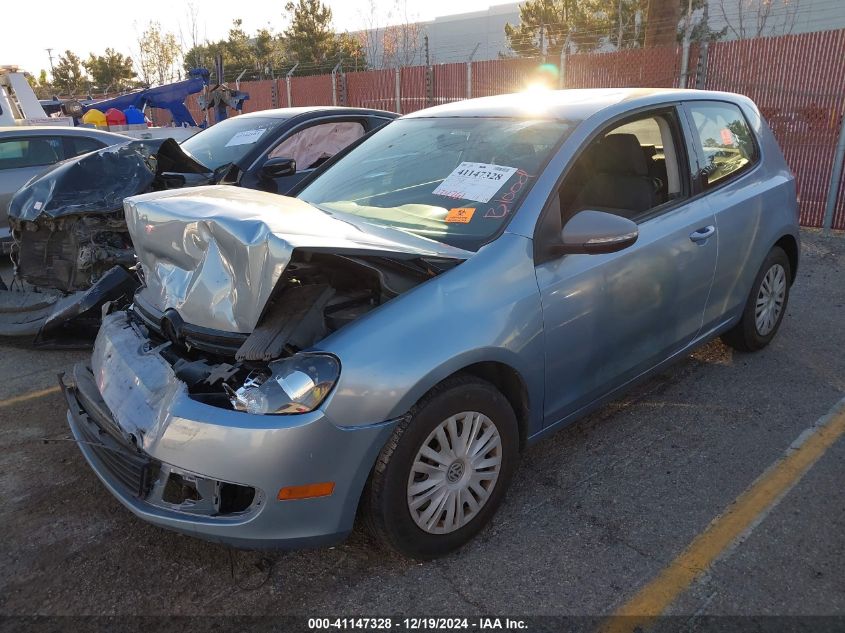 2010 Volkswagen Golf 2-Door VIN: WVWAB7AJ8AW395381 Lot: 41147328