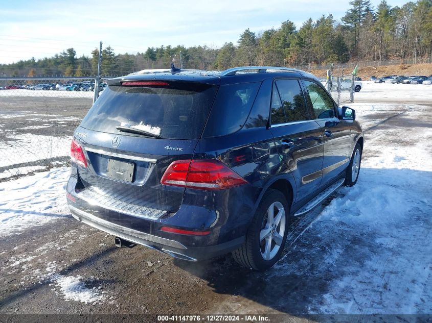 2017 Mercedes-Benz Gle 350 4Matic VIN: 4JGDA5HB7HA992138 Lot: 41147976