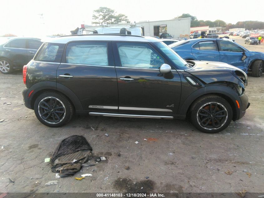 2016 Mini Countryman Cooper S VIN: WMWZC5C57GWU21642 Lot: 41148103