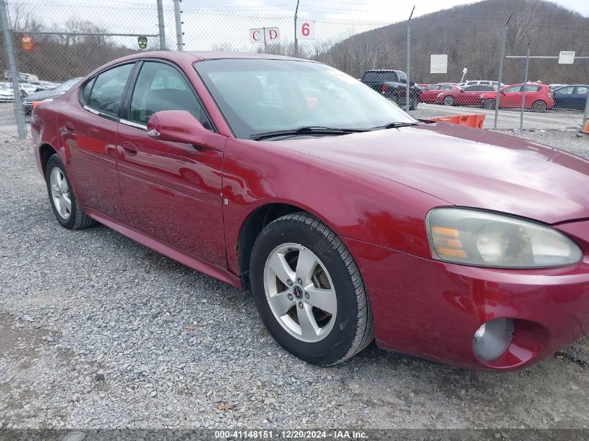 2006 Pontiac Grand Prix VIN: 2G2WP552561209782 Lot: 41148151