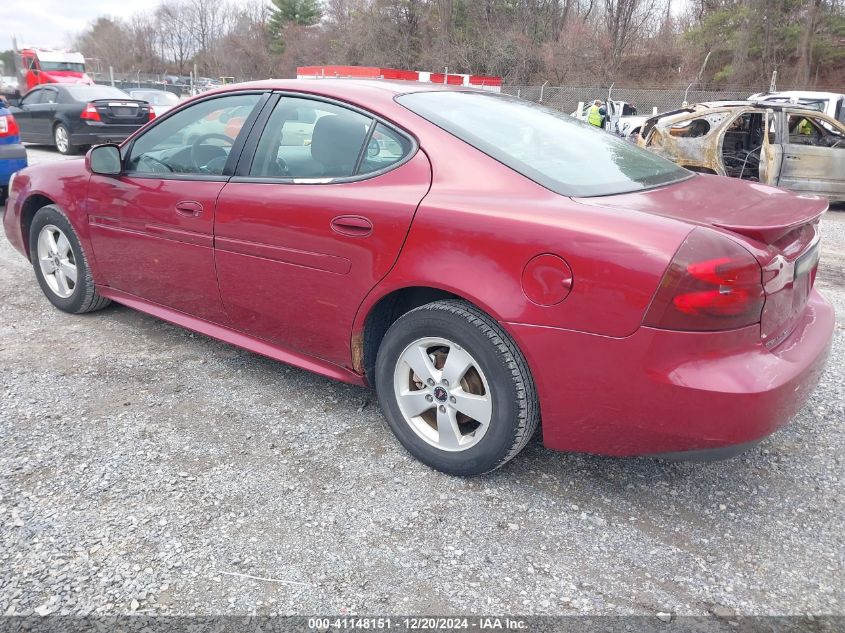 2006 Pontiac Grand Prix VIN: 2G2WP552561209782 Lot: 41148151