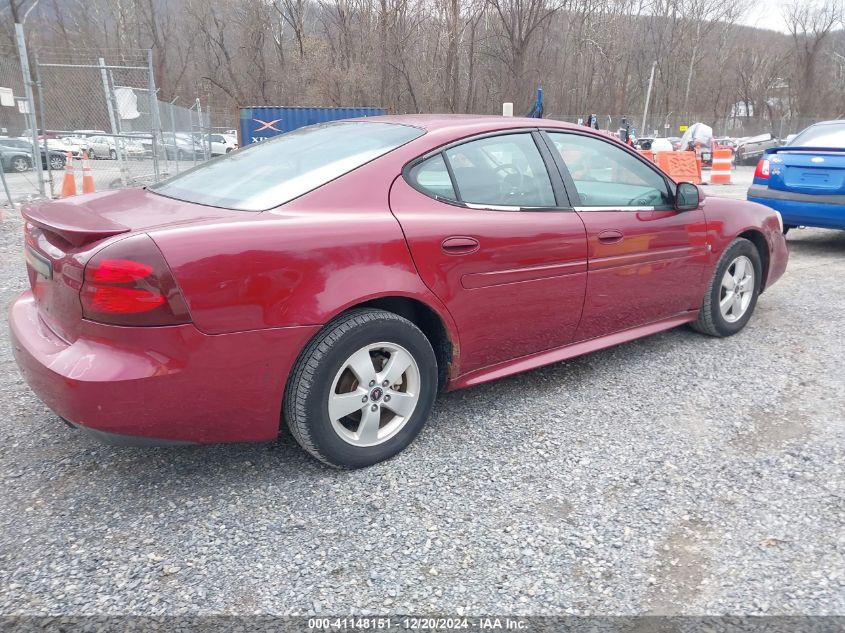 2006 Pontiac Grand Prix VIN: 2G2WP552561209782 Lot: 41148151