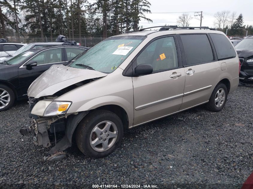 2001 Mazda Mpv Dx/Es/Lx VIN: JM3LW28Y810184260 Lot: 41148164