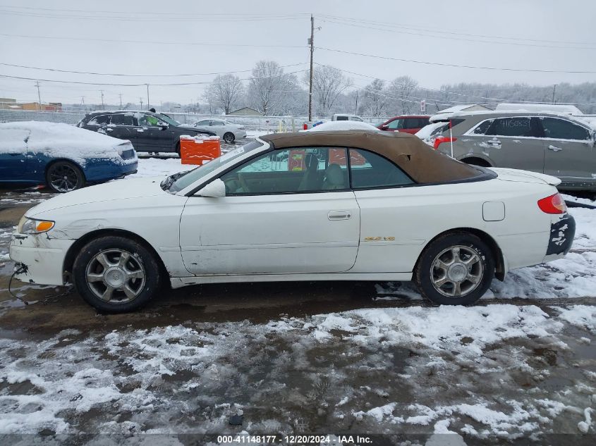 2002 Toyota Camry Solara Sle V6 VIN: 2T1FF28PX2C595230 Lot: 41148177