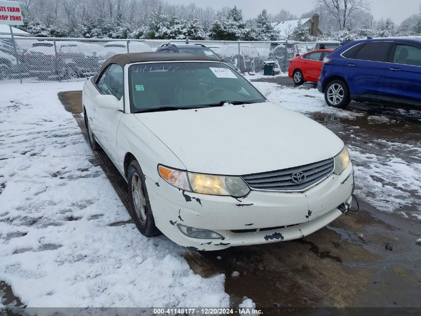 2002 Toyota Camry Solara Sle V6 VIN: 2T1FF28PX2C595230 Lot: 41148177