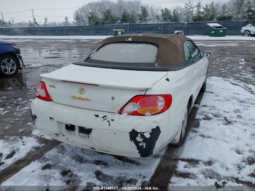 2002 Toyota Camry Solara Sle V6 VIN: 2T1FF28PX2C595230 Lot: 41148177