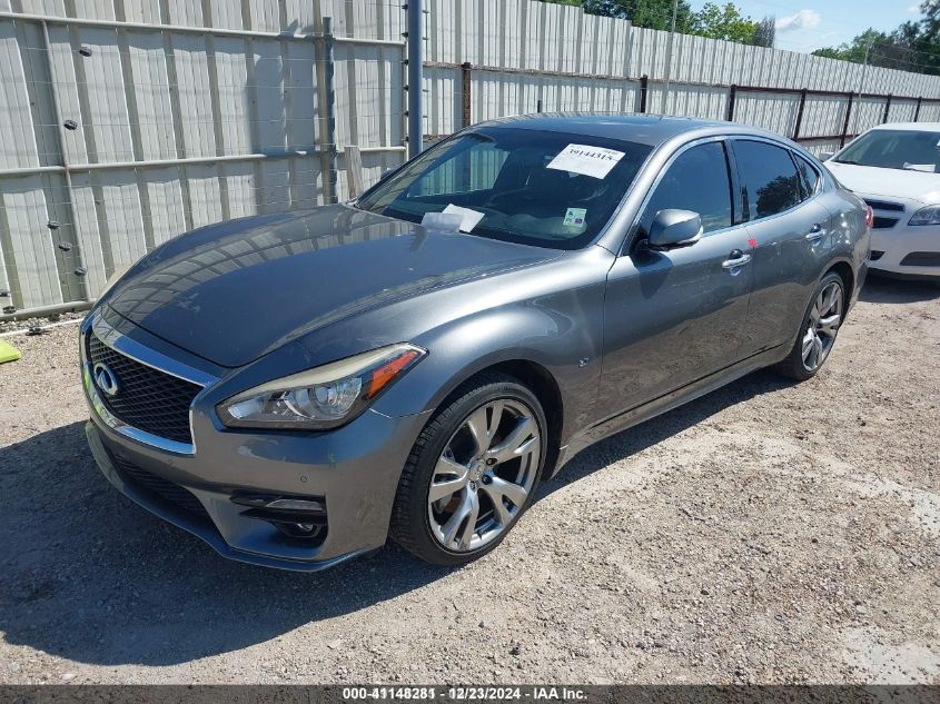 2016 Infiniti Q70 3.7 VIN: JN1BY1APXGM220450 Lot: 41148281