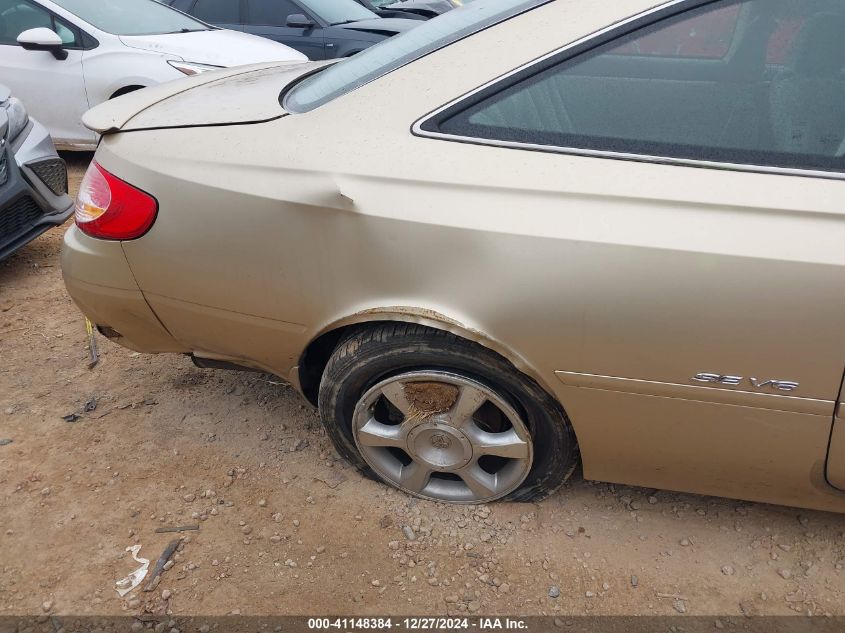 2002 Toyota Camry Solara Se V6 VIN: 2T1CF22P22C597307 Lot: 41148384