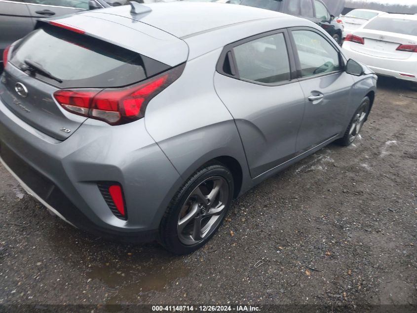 2019 Hyundai Veloster 2.0 VIN: KMHTG6AF5KU010321 Lot: 41148714