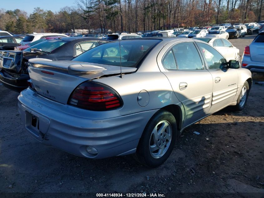 1999 Pontiac Grand Am Se1 VIN: 1G2NE52E9XM733295 Lot: 41148934